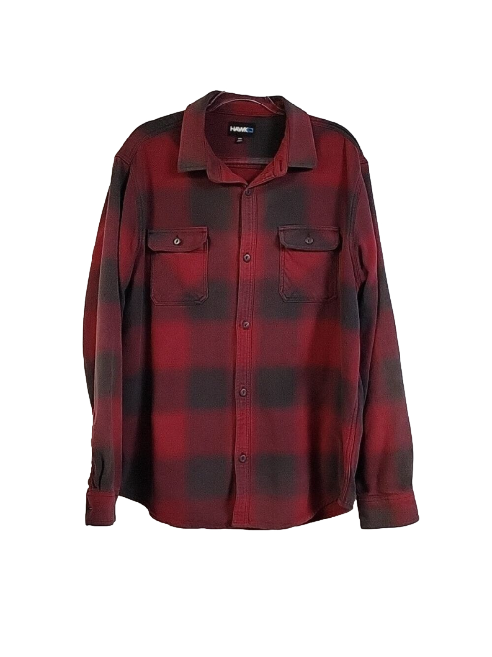 Tony Hawk Men's Heavy Duty Long-Sleeved Button-Down Shirt, Size XXL